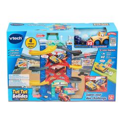 VTECH -  TUT TUT BOLIDES SUPER TOUR DUO CHALLENGE (FRENCH) -  VTECH® GO! GO! SMART WHEELS® / TUT TUT BOLIDES