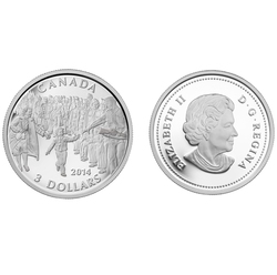 WAIT FOR ME, DADDY -  2014 CANADIAN COINS