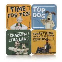 WALLACE & GROMIT -  SET OF 4 COASTERS
