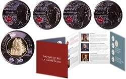 WAR OF 1812 - COMMEMORATIVE GIFT SET -  2013 CANADIAN COINS
