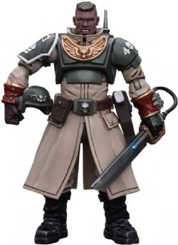 WARHAMMER 40K -  ASTRA MILITARUM FIGURE - CADIAN COMMAND SQUAD COMMANDER WITH POWER SWORD - 1/18 -  JOYTOY