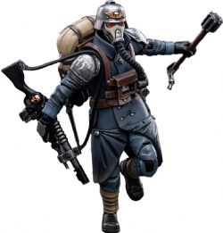 WARHAMMER 40K -  ASTRA MILITARUM  FIGURE -  DEATH KORPS OF KRIEG VETERAN SQUAD GUARDSMAN - 1/18 -  JOYTOY