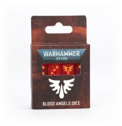 WARHAMMER 40K -  BLOOD ANGELS DICE SET -  BLOOD ANGELS