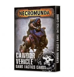 WARHAMMER 40K -  CAWDOR VEHICLE GANG TACTICS CARDS (ENGLISH) -  NECROMUNDA