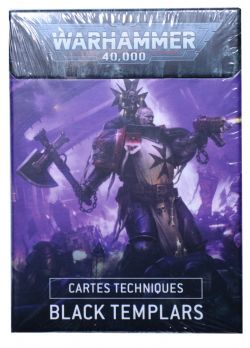 WARHAMMER 40K -  DATACARDS 9TH (FRENCH) -  BLACK TEMPLARS