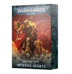 WARHAMMER 40K -  DATASHEET CARDS V10 (ENGLISH) -  IMPERIAL AGENTS