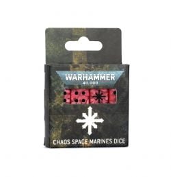 WARHAMMER 40K -  DICE SET -  CHAOS SPACE MARINES