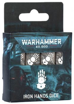 WARHAMMER 40K -  DICE SET -  IRON HANDS