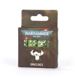 WARHAMMER 40K -  DICE SET -  ORKS