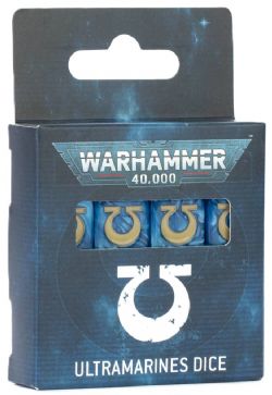 WARHAMMER 40K -  DICE SET -  ULTRAMARINES
