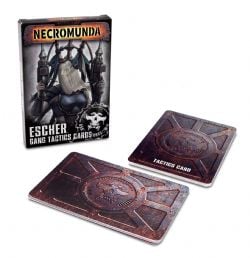 WARHAMMER 40K -  ESCHER GANG TACTICS CARDS (ENGLISH) -  NECROMUNDA