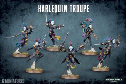 WARHAMMER 40K -  HARLEQUIN TROUPE -  AELDARI