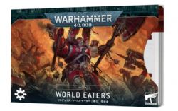 WARHAMMER 40K -  INDEX CARDS (FRENCH) -  WORLD EATERS