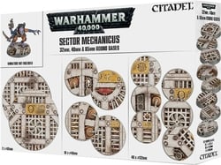 WARHAMMER 40K -  INDUSTRIAL BASES 32MM, 40MM, 65MM -  BASES