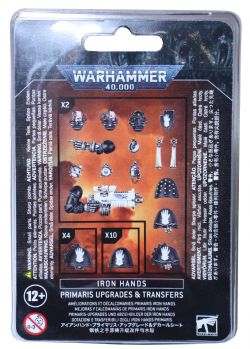 WARHAMMER 40K -  IRON HANDS PRIMARIS UPGRADES AND TRANSFERS -  IRON HANDS