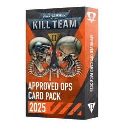 WARHAMMER 40K : KILL TEAM -  APPROVED OPERATIONS CARDS 2025 (ENGLISH)