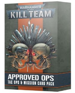 WARHAMMER 40K : KILL TEAM -  APPROVED OPS - TAC OPS $ MISSION CARD PACK (ENGLISH)