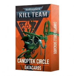 WARHAMMER 40K : KILL TEAM -  DATACARDS (ENGLISH) - CANOPTEK CIRCLE -  NECRONS