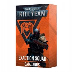 WARHAMMER 40K : KILL TEAM -  DATACARDS (ENGLISH) - EXACTION SQUAD -  IMPERIAL AGENTS