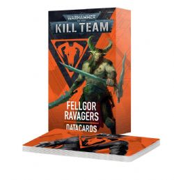 WARHAMMER 40K : KILL TEAM -  DATACARDS (ENGLISH) - FELLGOR RAVAGERS -  CHAOS SPACE MARINES