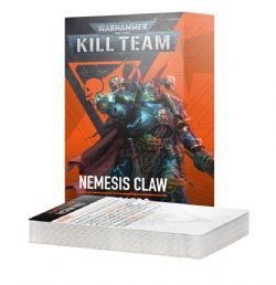 WARHAMMER 40K : KILL TEAM -  DATACARDS (ENGLISH) - NEMESIS CLAW ENGLISH -  CHAOS SPACES MARINES