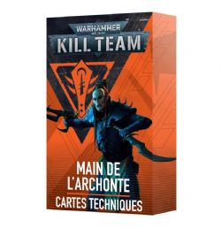 WARHAMMER 40K : KILL TEAM -  DATACARDS (FRENCH) - HAND OF THE ARCHON -  DRUKHARI