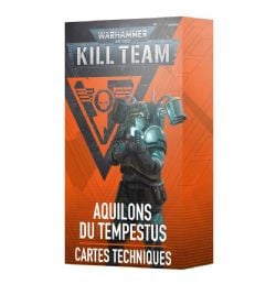 WARHAMMER 40K : KILL TEAM -  DATACARDS (FRENCH) - TEMPESTUS AQUILONS -  ASTRA MILITARUM