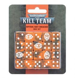 WARHAMMER 40K : KILL TEAM -  IMPERIAL NAVY BREACHER DICE SET
