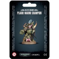 WARHAMMER 40K -  PLAGUE MARINE CHAMPION -  DEATH GUARD