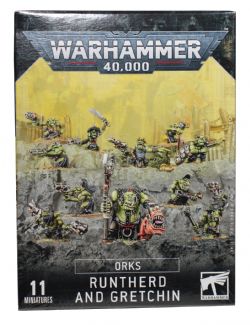 WARHAMMER 40K -  RUNTHERD AND GRETCHIN -  ORKS