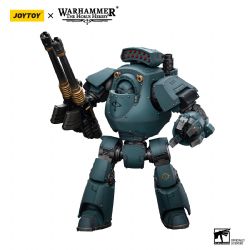 WARHAMMER 40K -  SONS OF HORUS CONTEMPTOR DREADNOUGHT WITH GRAVIS AUTOCANNON FIGURINE - 1/18 SCALE -  JOYTOY