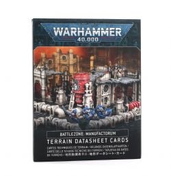 WARHAMMER 40K -  TERRAIN DATASHEET CARDS (FRENCH) -  BATTLEZONE MANUFACTORUM