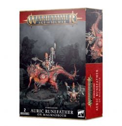 WARHAMMER : AGE OF SIGMAR -  AURIC RUNEFATHER ON MAGMADROTH -  FYRESLAYERS