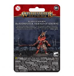 WARHAMMER : AGE OF SIGMAR -  BLOODMASTER, HERALD OF KHORNE -  BLADES OF KHORNE