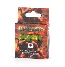 WARHAMMER : AGE OF SIGMAR -  DICE SET - DESTRUCTION -  GRAND ALLIANCE DESTRUCTION