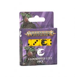 WARHAMMER : AGE OF SIGMAR -  DICE SET -  GLOOMSPITE GITZ