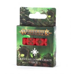 WARHAMMER : AGE OF SIGMAR -  DICE SET -  GRAND ALLIANCE CHAOS