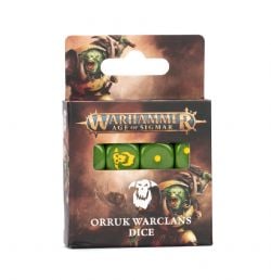 WARHAMMER : AGE OF SIGMAR -  DICE SET -  ORRUK WARCLANS