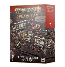 WARHAMMER : AGE OF SIGMAR -  FIRE & JADE GAMING PACK (FRENCH) -  SPEARHEAD