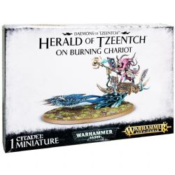 WARHAMMER : AGE OF SIGMAR -  HERALD OF TZEENTCH ON BURNING CHARIOT DIRECT ORDER -  DISCIPLES OF TZEENTCH