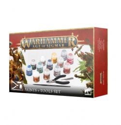 WARHAMMER : AGE OF SIGMAR -  PAINTS + TOOLS SET