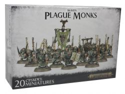 WARHAMMER : AGE OF SIGMAR -  PLAGUE MONKS -  SKAVEN