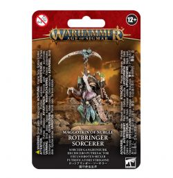 WARHAMMER : AGE OF SIGMAR -  ROTBRINGER SORCERER -  MAGGOTKIN OF NURGLE