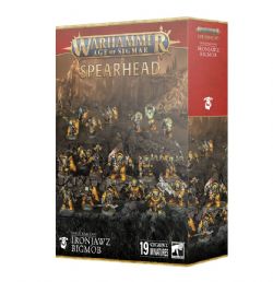 WARHAMMER : AGE OF SIGMAR -  SPEARHEAD: ORRUK WARCLANS – IRONJAWZ BIGMOB -  ORRUK WARCLANS