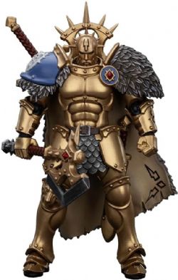 WARHAMMER : AGE OF SIGMAR -  STORMCAST ETERNALS: THE BLACKTALONS - HENDRICK, THE SILVER WOLF FIGURE - 1/18 -  JOYTOY