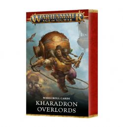 WARHAMMER : AGE OF SIGMAR -  WARSCROLL CARD - V4 (ENGLISH) -  KHARADRON OVERLORDS