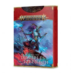 WARHAMMER : AGE OF SIGMAR -  WARSCROLL CARDS (ENGLISH) -  DISCIPLES OF TZEENTCH