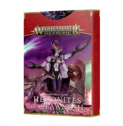 WARHAMMER : AGE OF SIGMAR -  WARSCROLL CARDS - V3 (FRENCH) -  HEDONITES OF SLAANESH