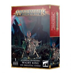 WARHAMMER : AGE OF SIGMAR -  WIGHT KING OF SKELETAL STEED -  SOULBLIGHT GRAVELORDS