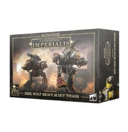 WARHAMMER : LEGIONS IMPERIALIS -  DIRE WOLF HEAVY SCOUT TITANS -  TITAN LEGIONS